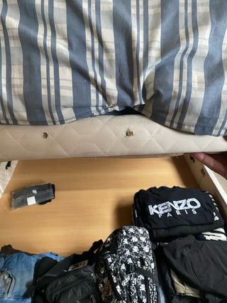 Colchón y canapé para recoger