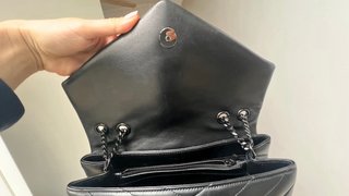 Bolso YSL Loulou Negro. Mediano