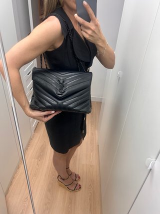 Bolso YSL Loulou Negro. Mediano