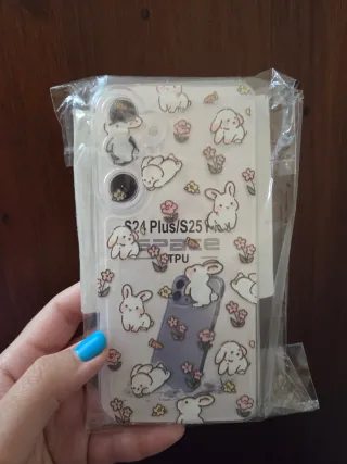 Funda S24 Plus/S25 Plus Conejos