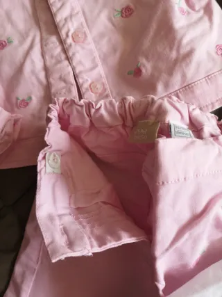 Conjunto Bebé Chicco Rosa Flores