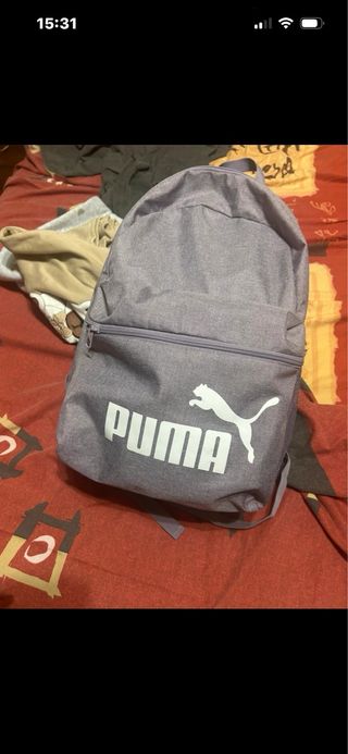 Mochila Puma Morada Gris