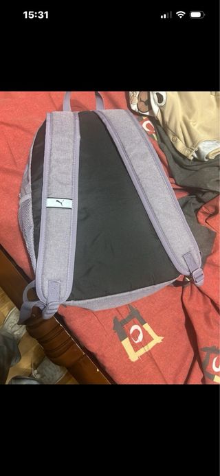 Mochila Puma Morada Gris