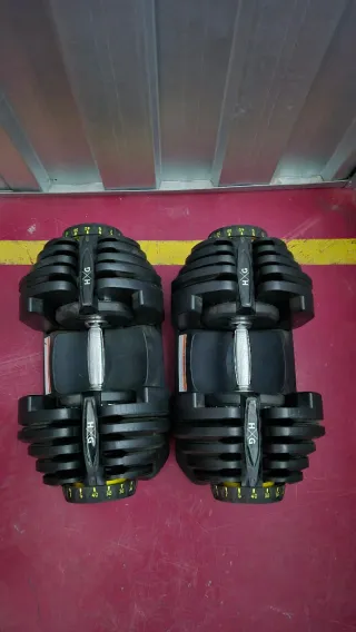 mancuernas regulables