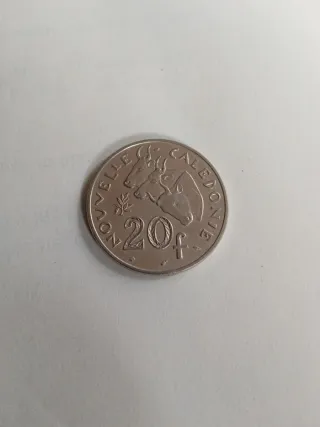 Moneda 20 Francos Nueva Caledonia