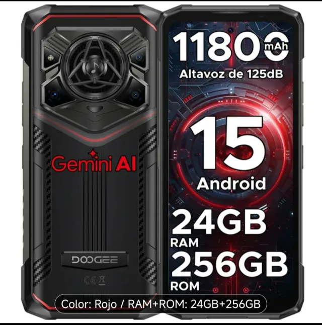 DOOGEE Blade 20 Pro 256GB Rojo/Negro 24GB RAM