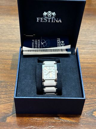 Orologio Festina Donna Argento Bianco
