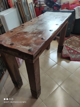 Mesa madera tropical maciza