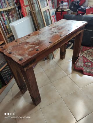 Mesa madera tropical maciza
