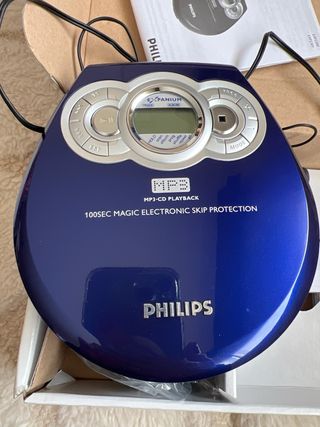 Reproductor CD MP3 Philips Portátil Azul