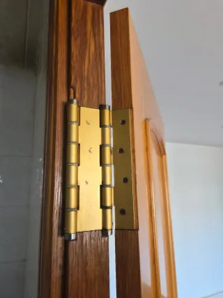 6 Puertas de madera con cristal