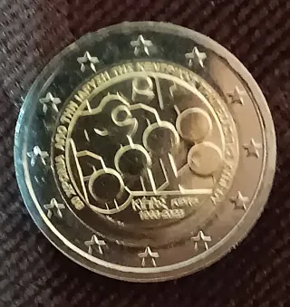 2 euro diferentes paises conmemorativos