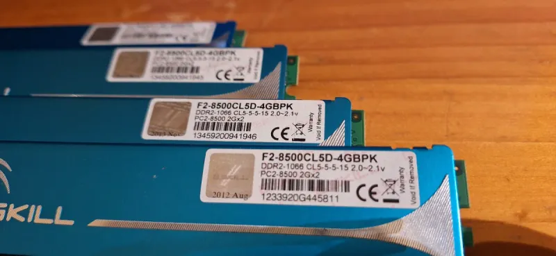 4x4GB G.Skill DDR2 1066MHz afbeelding 2