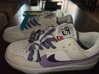 Nike Botines Morado Blanco