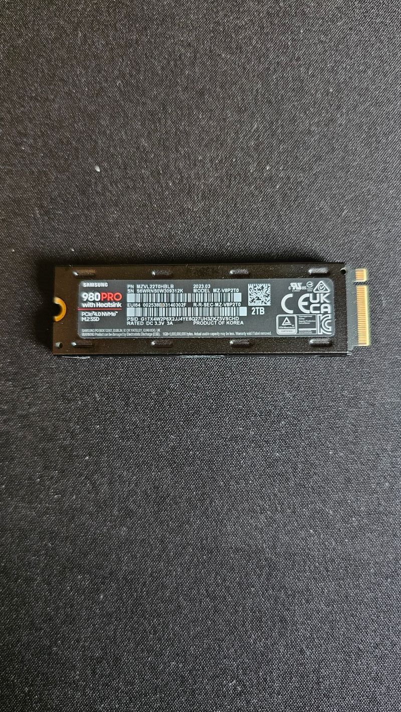 SSD Samsung 980 PRO 2 TB M.2 2280 NVMe PCI-e Gen 4 afbeelding 2