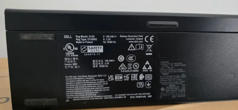 Dell Vostro 3681 SFF - 12GB RAM - 256GB NVMe afbeelding 4