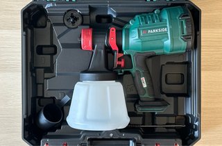 Pistola de Pintura Profesional Parkside 20V