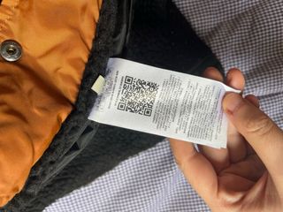 Chaqueta Bomber Reversible Guess Naranja y Negra