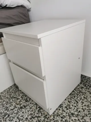 Pack 2 Mesitas de noche Blancas