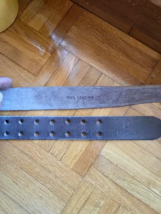 Cinturón artesanal de cuero