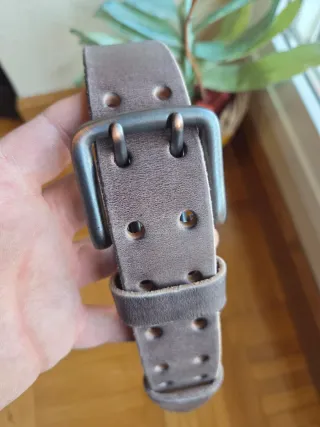 Cinturón artesanal de cuero