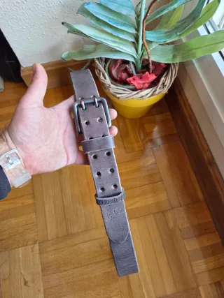 Cinturón artesanal de cuero