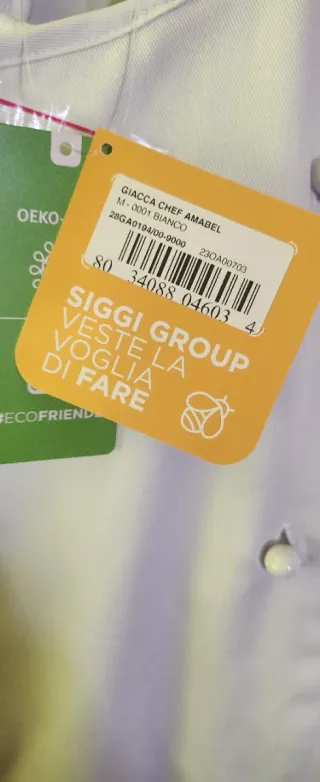 Casacca Chef Donna Bianca