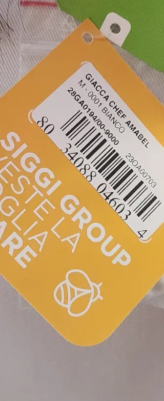 Casacca Chef Donna Bianca