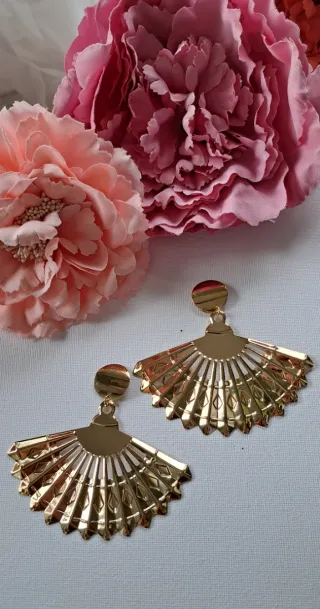 Pendientes Flamenca Dorados