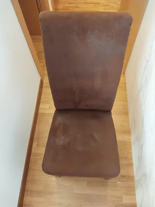 4 Sillas de salón tapizadas