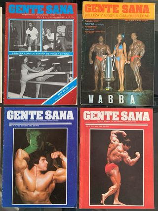 Lote 6 Revistas GENTE SANA (1981-1983) Culturismo