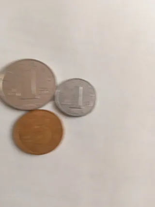 Lote 3 monedas chinas 1 Yuan y 5 Jiao