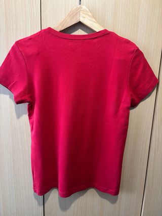 Camiseta Básica Zara Roja Talla L