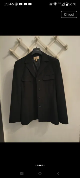 Blazer lana She nero