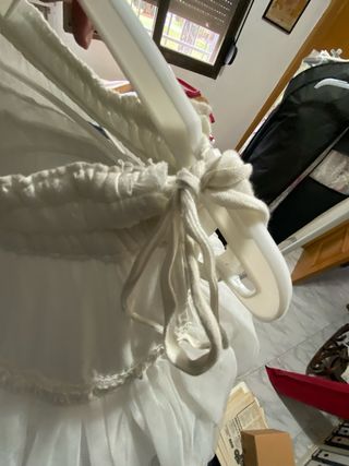 Cancán fallera adulta blanco