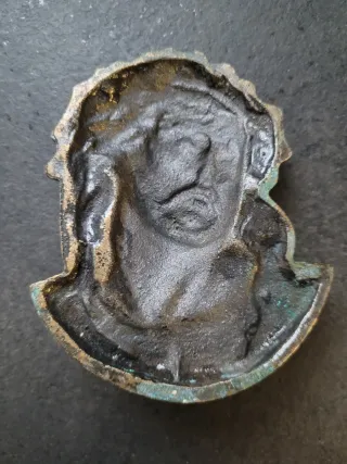 Medaglione Ottone Gesu' Corona Spine