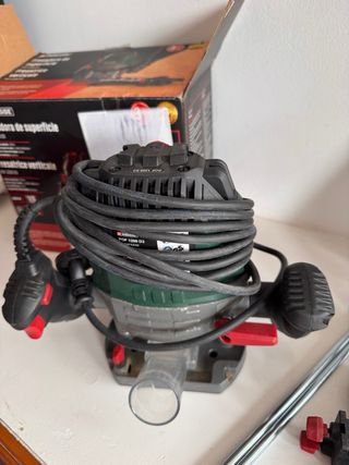 Fresadora Parkside 1200W + 18 Fresas (Set Extra)