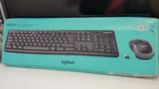 Teclado y USB Inalámbrico Logitech MK270