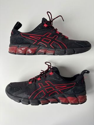 Zapatillas Asics Negras y Rojas