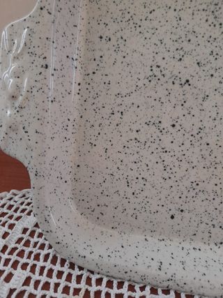 Vassoio da portata / Pirofila in ceramica puntinat