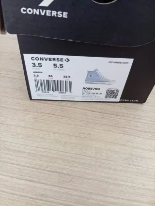 Converse All Star Blu N.36 Nuove Originali