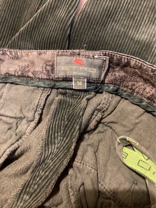 Set 3 pantaloni Etro velluto taglia 52