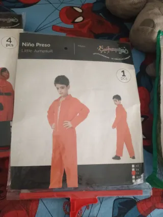 Disfraz Niño Preso Mono 1 Pieza