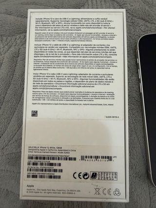 iPhone 12 Blanco 128gb
