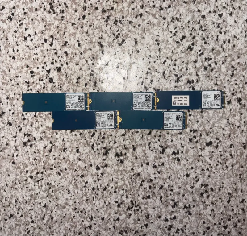 Pack 5 SSD Western Digital NVMe M.2
