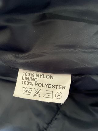 Chaquetón deportivo azul y blanco
