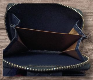 Monedero pequeño de mujer azul