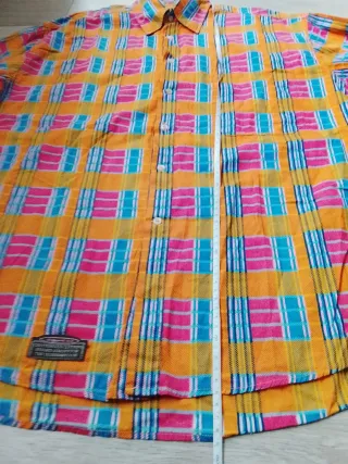 Camicia Chesterfield a quadri taglia XL