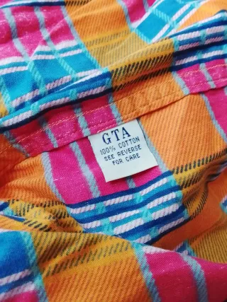 Camicia Chesterfield a quadri taglia XL