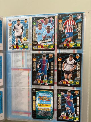 Álbum Adrenalyn 2017-18 LaLiga + 508 Cromos